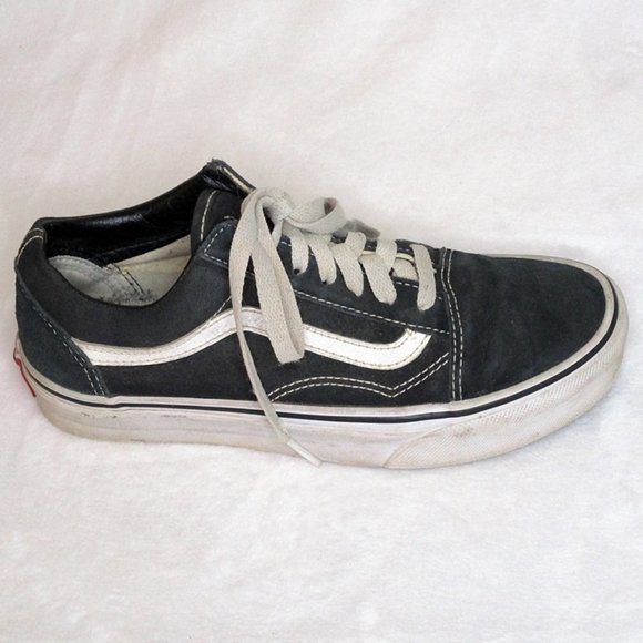 Vans Old Skool Black Canvas Unisex Athletic Sneakers Women's 6.5 Men's 5 - Picture 1 of 8